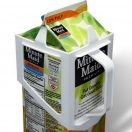 Carton Caddy® White 1/2 gallon carton holder