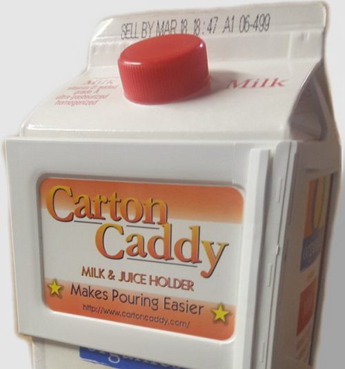 Carton Caddy White 1/2 gallon carton handle